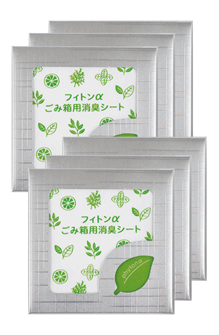 フィトンαごみ箱用消臭シート 6個入
